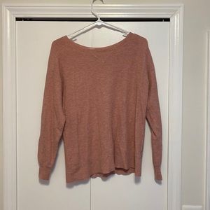 american eagle pink sweater